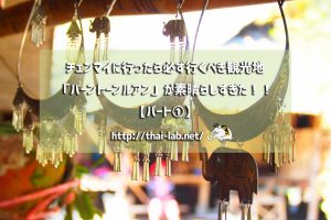 「バーントーンルアン」チェンマイに行ったら必ず行くべき観光地【パート①】