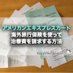 【セゾン】アメリカンエキスプレスカードの海外旅行保険を使って治療費を請求する方法