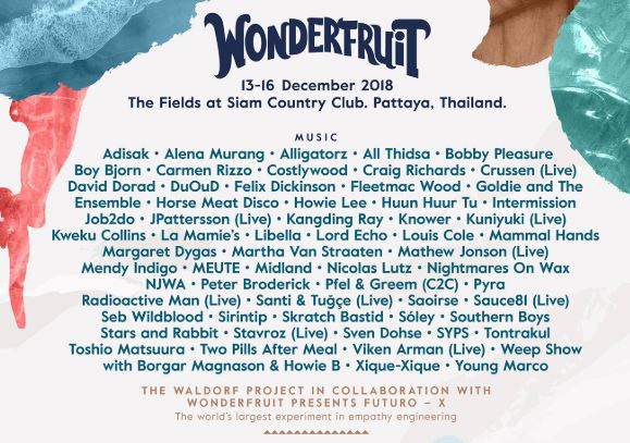 タイの巨大野外フェス「Wonderfruit Festival」情報まとめ 日時＆出演アーティストなど　