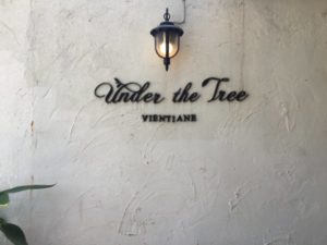 【ビエンチャン・タイ大使館近く】時間つぶしができるお洒落カフェ「Under the tree」