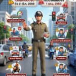 知らないと罰金！タイで交通取り締まりが2026年4月1日から本格スタート！！